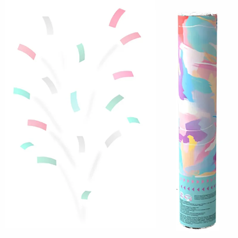 Хлопушка Разноцвет Макаронс 30 см