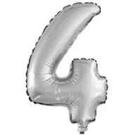 F 16"/41 см  Цифры "4" Серебро / 1 шт. / Китай
