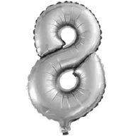 F 16"/41 см  Цифры "8" Серебро / 1 шт. / Китай