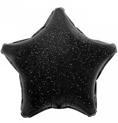 F 18"/46см Звезда, Черный, Голография, 1 шт. (Китай)