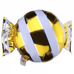 F 18"/46см Конфета, Золото , 1 шт. (Китай)