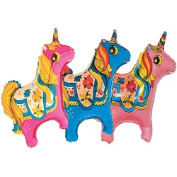 И 14"/36см Единорог, Синий, 1 шт.(Испания)