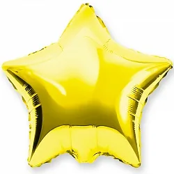 F 18"/46см Звезда, Золото, 1 шт. (Китай)