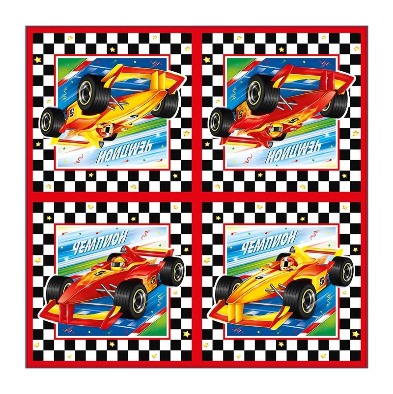 Салфетки "Тачки" Чемпион (уп. 12 шт.)/ Китай