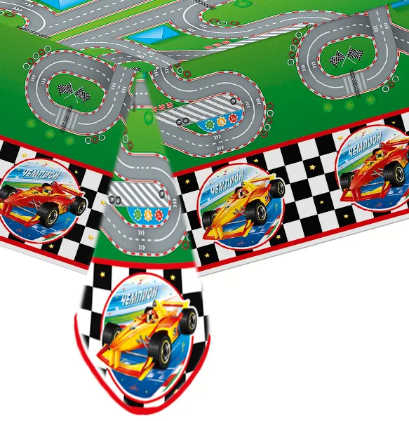 Скатерть "Тачки" Чемпион  ( 1 шт.)/ Китай