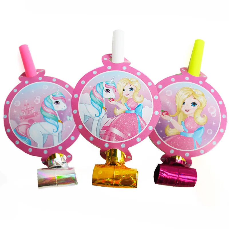 Язычки-гудки "Принцесса Мия и единорог/ набор 6 шт. (Китай)