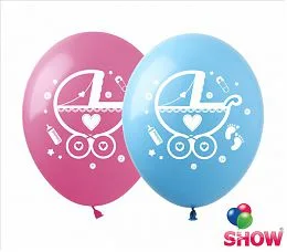 10" Пастель "Коляски" 2 ст.  / уп.100 шт. /