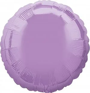А 18"/46см Круг Лаванда / Pearl Lavender  /1 шт./ (США)