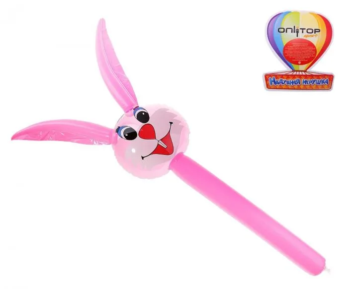 Игрушка надувная прыгалка Заяц 90 см.