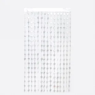 Занавес "Звезды" Серебро 2 м*1 м / 1 шт. /