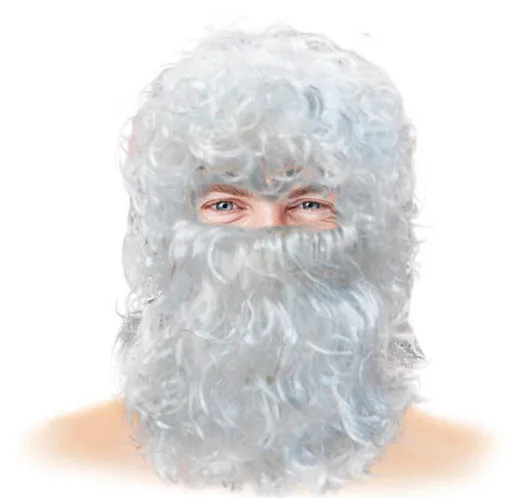 Парик "Дед Мороз" / 1 шт. / Китай