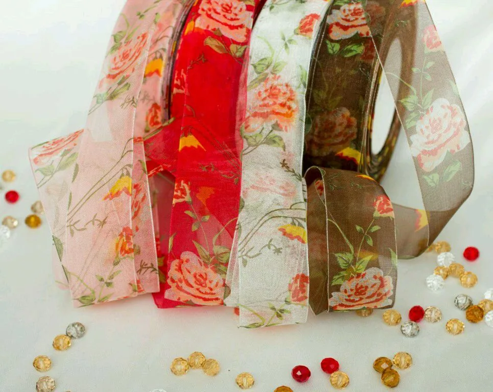 Лента декоративная П органза, проволока 10/5