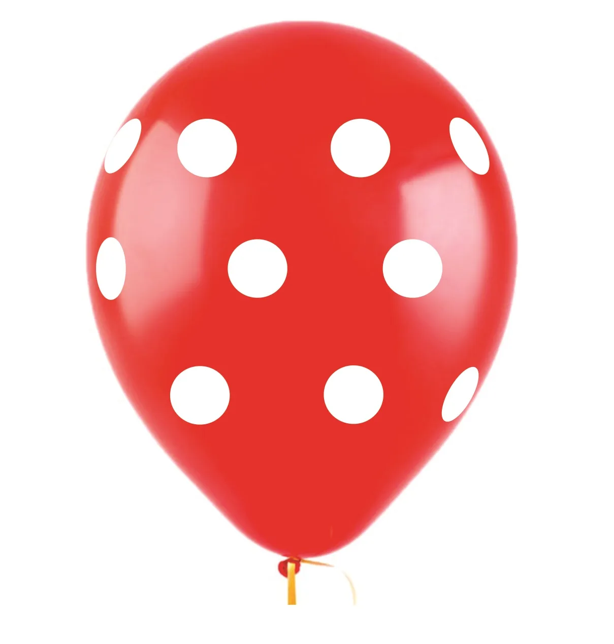 И 12"/30см Точки, Красный, Пастель , 4 ст. / 50 шт. (Испания)