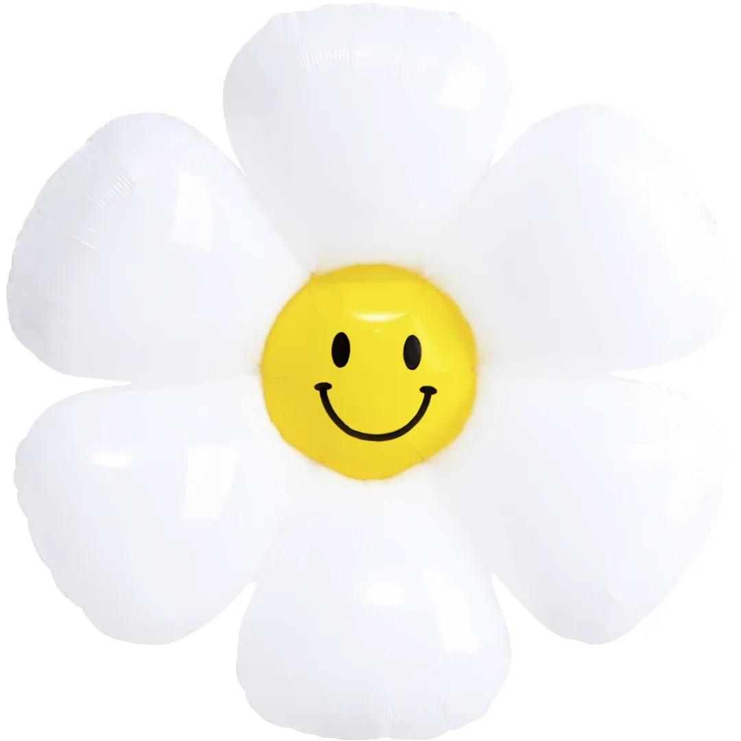 F 17''/43 см Мини-цветок, Ромашка, Белый, 1 шт. (Китай)