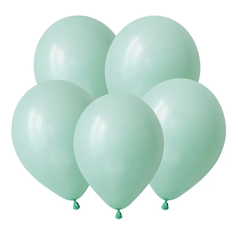 D 12"/30 см Мятный Макаронс, Пастель/ 100 шт. (Вьетнам)