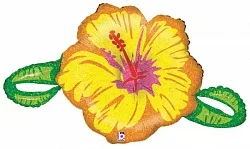 В 39"/99см Гибискус, Желтый, 1 шт. (США)