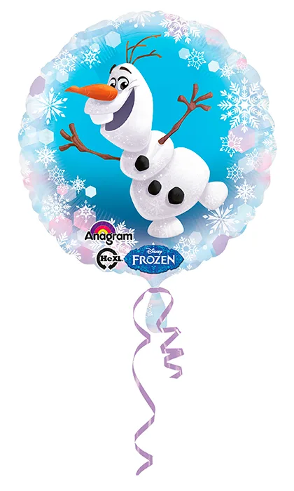 А 18"/46см Круг Холодное сердце Олаф/ 1 шт./ (США)