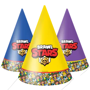 Колпаки Brawl Stars, Ассорти, 6 шт.