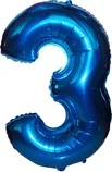 К 25 Цифра "3" синий / 1 шт. / Китай