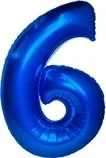 К 25 Цифра "6" синий / 1 шт. / Китай