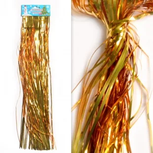 Гирлянда Дождик, Золото, 15*200 см, 1 шт.