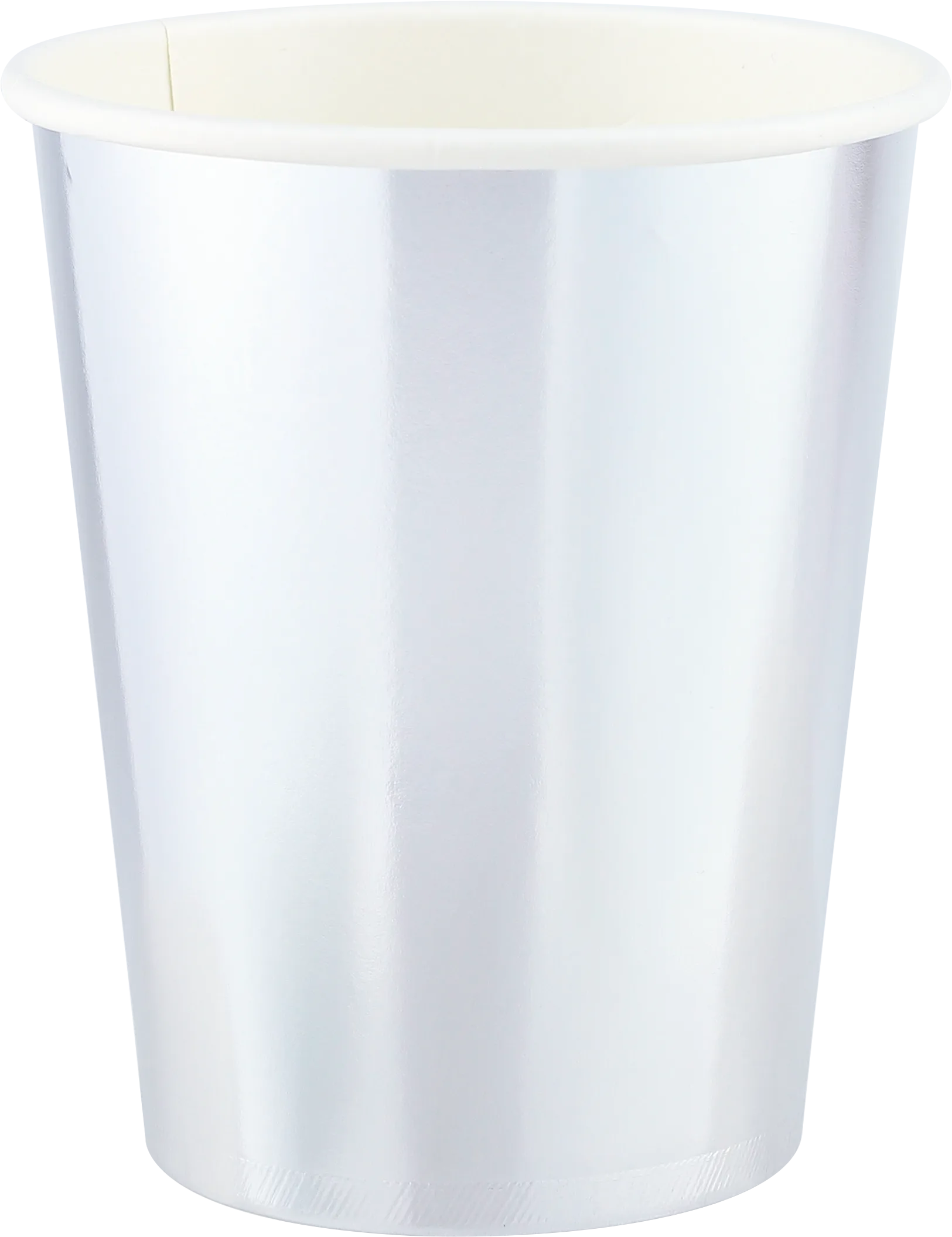 Стаканы (250 мл) Серебро, Металлик, 6 шт.