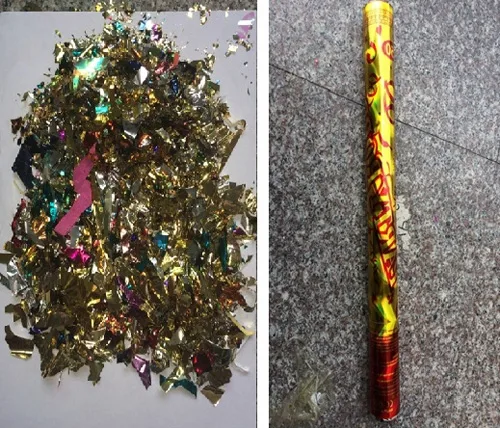 Хлопушка 30 см. Ассорти Фольгированное/1 шт./