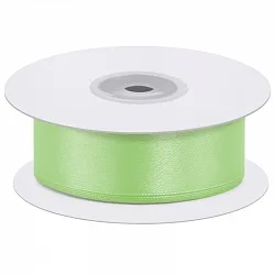Лента Атлас Светло-салатовый / 7 мм * 22,85 м (Китай)