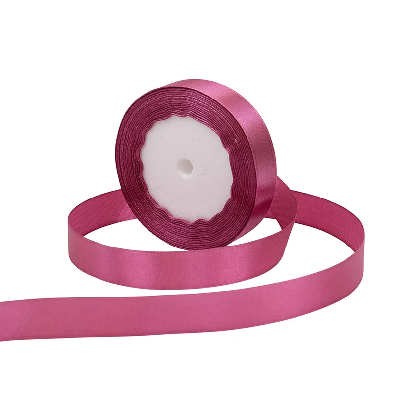 Лента Атлас Лилово-розовый 20 мм*22,85 м