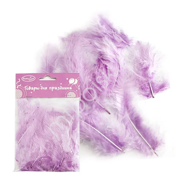Перья Light Violet 30шт