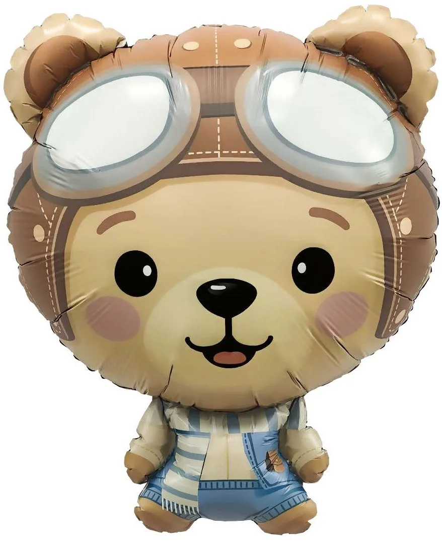 Р 29"/73см Мишка Пилот, 1 шт. в уп.(Россия)