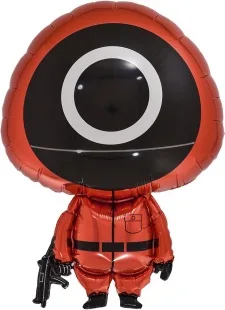 F 31"/79 см Кальмаргейм, Игра в креветку, Круг, Красный, 1 шт. / (Китай)