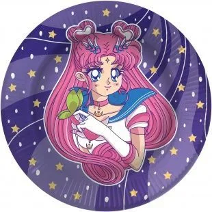 Тарелки (18 см) Аниме, Девочка в матроске, 6 шт.