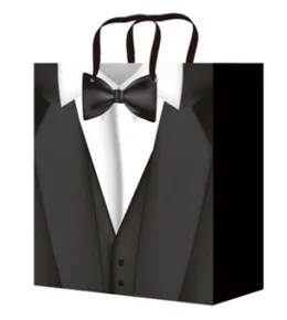 Пакет подарочный  Смокинг (ХL) 32 х 45 х 10