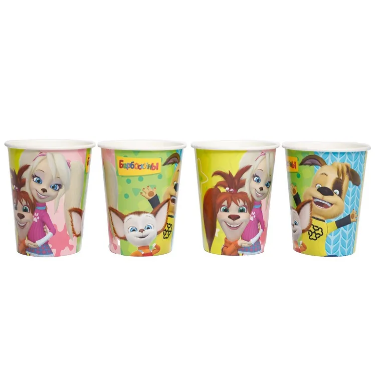 Стакан бум Барбоскины 250мл 6шт