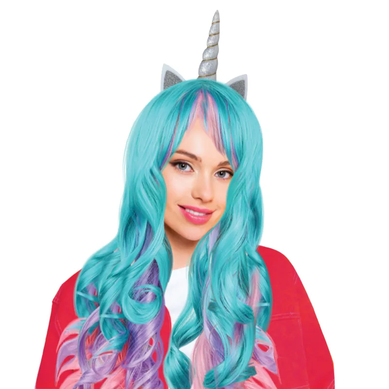 Парик "Единорог" Макаронс