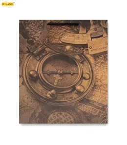 Пакет подарочный Старый компас (L) 26 х 33 х 14