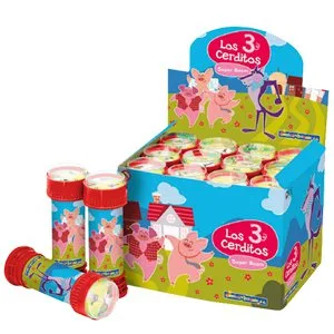 Мыльные пузыри Три Поросенка 60мл 12шт/уп