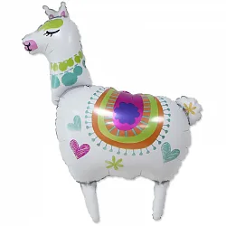 F 36"/91см Лама Альпака, Белый, /1 шт./(Китай)