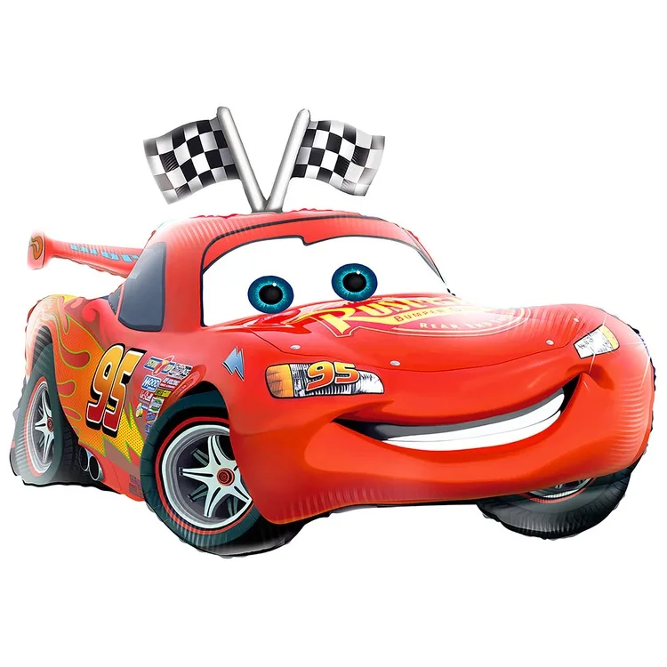 К 27"/69 см Красная тачка с улыбкой