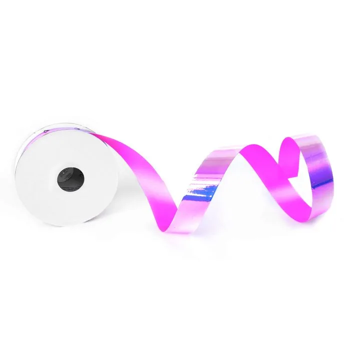 Лента полипроп. 1,8 см х 5 м перламутр розовый