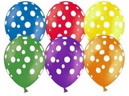 К 12"/30см Точки №3, Пастель, Ассорти, 5 ст./ 50 шт. (Китай)