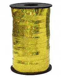 Лента Голография (0,5 см*250 м) Золото / (Китай)