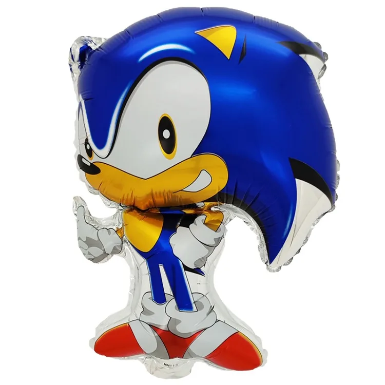 К 15"/38 см Ежик Аниме синий/ 1 шт / (Китай)