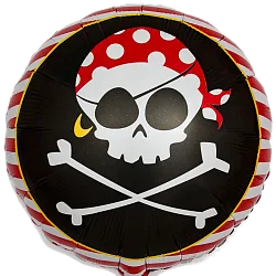 С 18"/46см Круг Пираты, 1шт.(США)