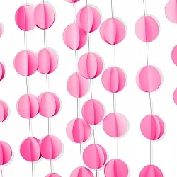 Подвеска "Круги" Розовый, 220 см.