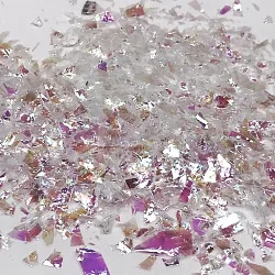 Конфетти Блестки ,Белые, голография, фольга, 20 гр.