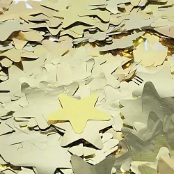 Конфетти фольга, Звезды, Золото 50 гр.