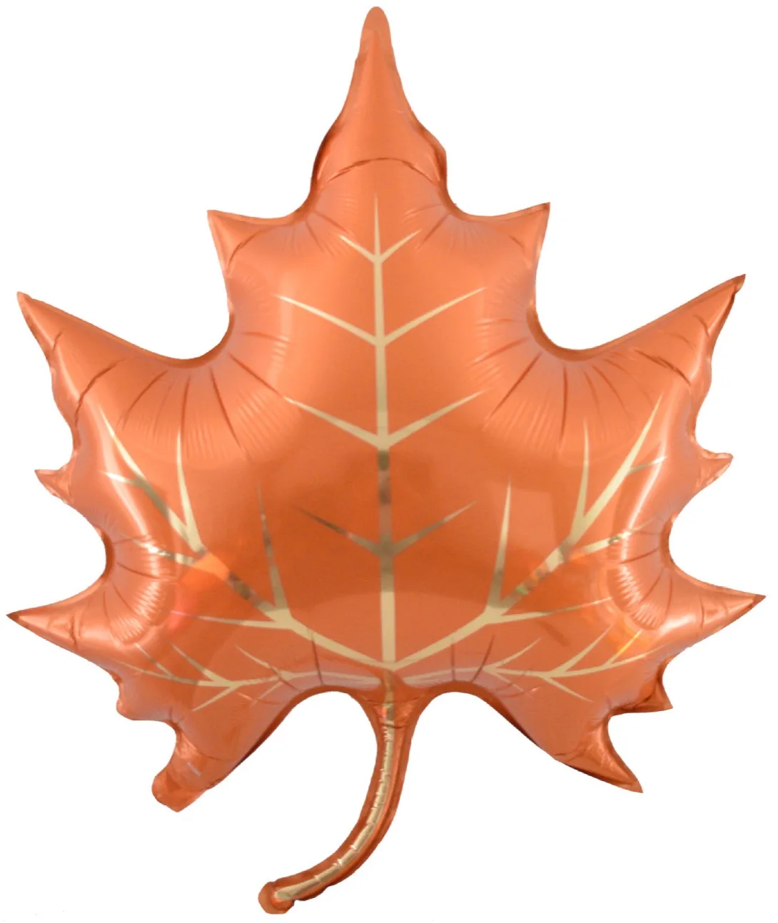 F 28"/71см Кленовый лист, Оранжевый, 1 шт.(Китай)