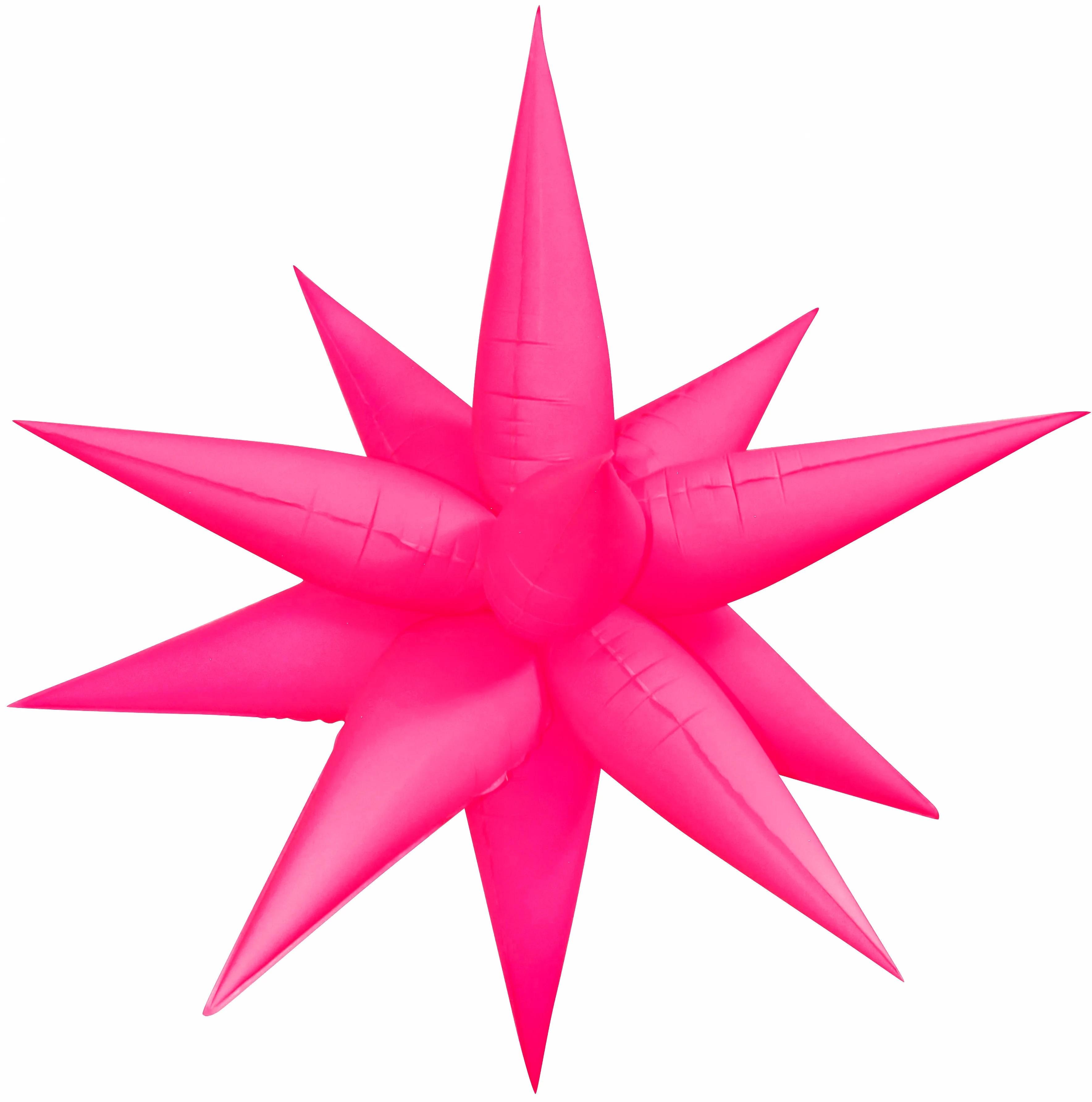 F 26''/66 см Звезда, Составная, Ярко-розовый, Неон, 1 шт. в уп.(Китай)